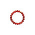 Bague perles Cornaline chauffée Brésil A (boules 3mm) - La Boite à Cailloux