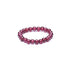 Bague perles grenat rouge almandin Inde A (boules 3mm) - La Boite à Cailloux