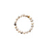 Bague perles Howlite Zimbabwe A (boules 3mm) - La Boite à Cailloux