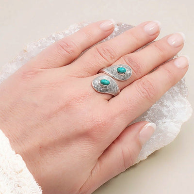 Bague Turquoise Mexique AA argent 925