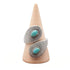 Bague Turquoise Mexique AA argent 925 - La Boite à Cailloux