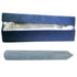 Baton de massage calcédoine bleue Namibie AA + boite de rangement - La Boite à Cailloux