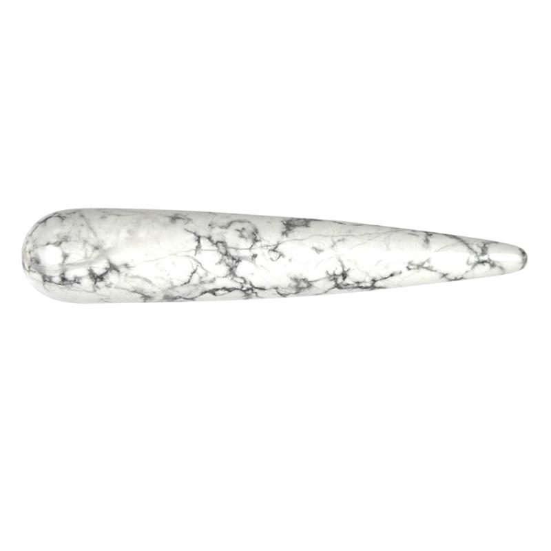Baton de massage howlite Zimbabwe A - La Boite à Cailloux