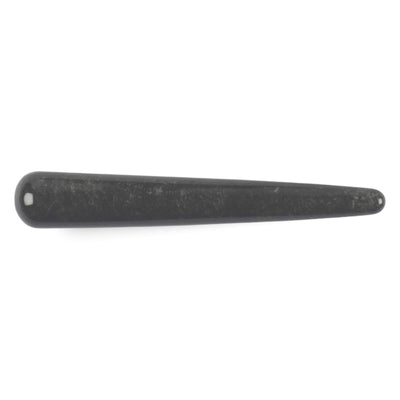 Baton de massage Obsidienne argentée