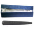 Baton de massage Obsidienne argentée + boite de rangement - La Boite à Cailloux