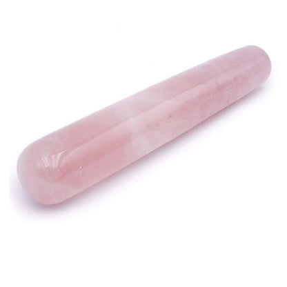 Baton de massage quartz rose Brésil A - La Boite à Cailloux