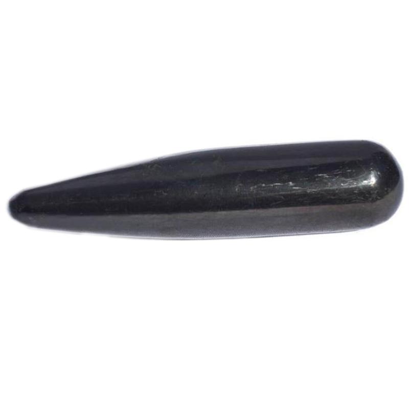 Baton de massage Shungite Russie A (10cm) - La Boite à Cailloux
