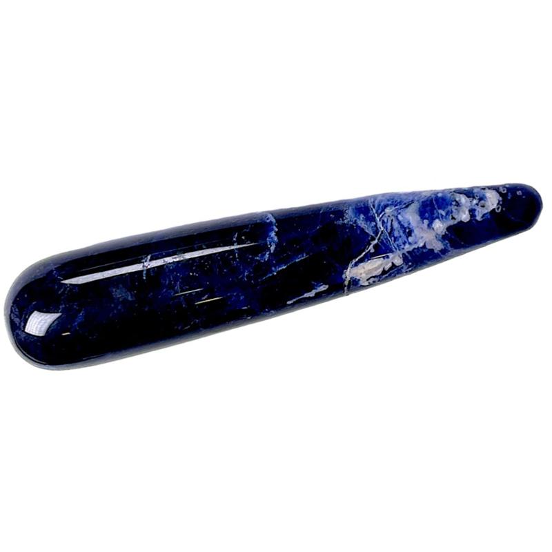 Baton de massage sodalite Brésil A - La Boite à Cailloux