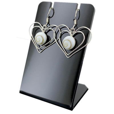 925 silver Eye of Saint Lucia earrings