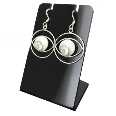 925 silver Eye of Saint Lucia earrings