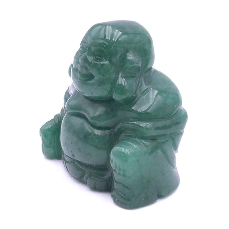 Bouddha aventurine verte Brésil A 40mm - La Boite à Cailloux