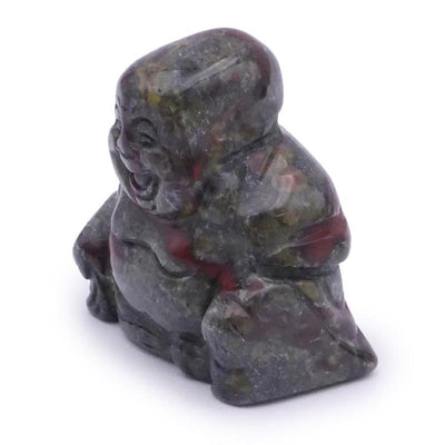 Bouddha jaspe sang de dragon A - 50mm