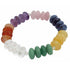 Bracelet 7 chakras A (perles boutons) - La Boite à Cailloux