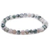 Bracelet agate arbre Inde A (boules 5 - 6mm) - La Boite à Cailloux