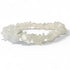 Bracelet agate blanche Inde A (perles baroques) - La Boite à Cailloux