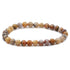 Bracelet agate crazy lace Mexique A (boules 5 - 6mm) - La Boite à Cailloux
