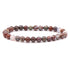 Bracelet agate crazy lace rouge Mexique AA (boules 5 - 6mm) - La Boite à Cailloux