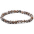 Bracelet agate fossile Etats - Unis A (boules 5 - 6mm) - La Boite à Cailloux
