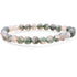 Bracelet agate mousse Brésil AA+ (boules 5 - 6mm) - La Boite à Cailloux