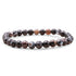 Bracelet agate oeil Brésil AAA (boules 5 - 6mm) - La Boite à Cailloux