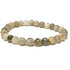 Bracelet agate plume Brésil AB (boules 5 - 6mm) - La Boite à Cailloux
