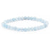 Bracelet aigue marine Brésil A (boules de 3 - 4mm) - La Boite à Cailloux