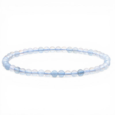 Bracelet aigue marine Brésil AA (boules de 3-4m)