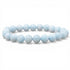 Bracelet aigue marine Namibie A (boules de 7-8mm) - La Boite à Cailloux