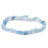 Bracelet aigue marine Namibie A (grains 5 - 7mm) - La Boite à Cailloux