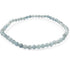 Bracelet aigue marine Namibie A (perles facettées 3 - 4mm) - La Boite à Cailloux