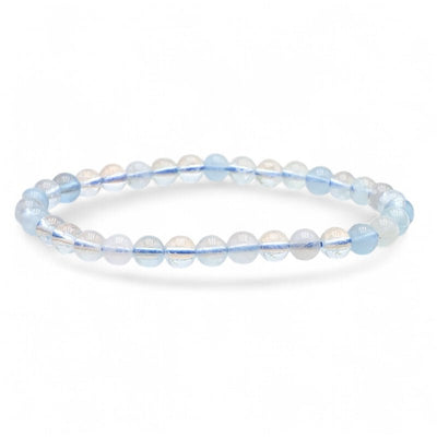 Bracelet aigue marine Namibie AA+ (boules de 5-6mm)