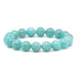 Bracelet amazonite Etats - Unis AA (boules 10,5 - 11,5mm) - La Boite à Cailloux