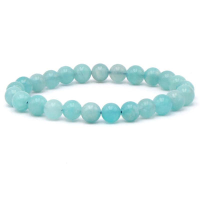 Pulsera Amazonita Estados Unidos AA (bolas 6.5-7.5mm)