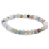 Bracelet amazonite multicolore Brésil B (boules 5 - 6mm) - La Boite à Cailloux