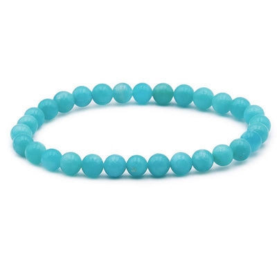 Pulsera Amazonita Perú AA (bolas 5-6mm)