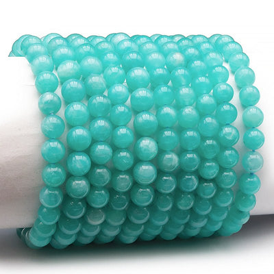 Pulsera Amazonita Perú AA (bolas 7-8mm)