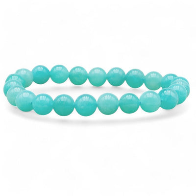 Pulsera Amazonita Perú AA (bolas 7-8mm)