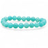 Bracelet amazonite Pérou AA (boules 7 - 8mm) - La Boite à Cailloux