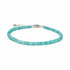Bracelet amazonite Pérou AA perles facettées argent 925 - La Boite à Cailloux