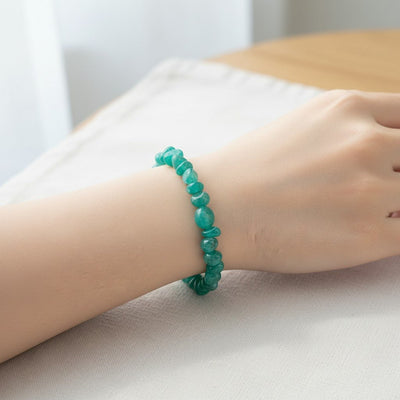 Amazonite bracelet Russia A (tumbled stones 6-10mm)