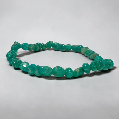 Amazonite bracelet Russia A (tumbled stones 6-10mm)