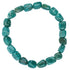 Bracelet amazonite Russie A (pierres roulées 6 - 10mm) - La Boite à Cailloux