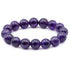 Bracelet améthyste Brésil A (boules 12mm) - La Boite à Cailloux