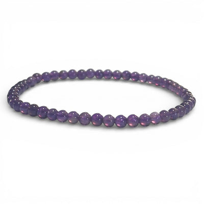 Brazilian AA amethyst bracelet (3-4mm beads)