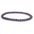 Bracelet améthyste Brésil AA (boules 3 - 4mm) - La Boite à Cailloux