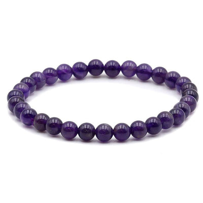 Amethyst bracelet Brazil AA (5-6mm balls)