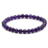 Bracelet améthyste Brésil AA (boules 5 - 6mm) - La Boite à Cailloux