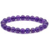 Bracelet améthyste Brésil AA (boules 7 - 8mm) - La Boite à Cailloux