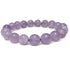 Bracelet améthyste lavande Brésil A (boules 10mm) - La Boite à Cailloux