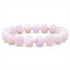 Bracelet améthyste lavande Brésil A (boules 10mm) - La Boite à Cailloux